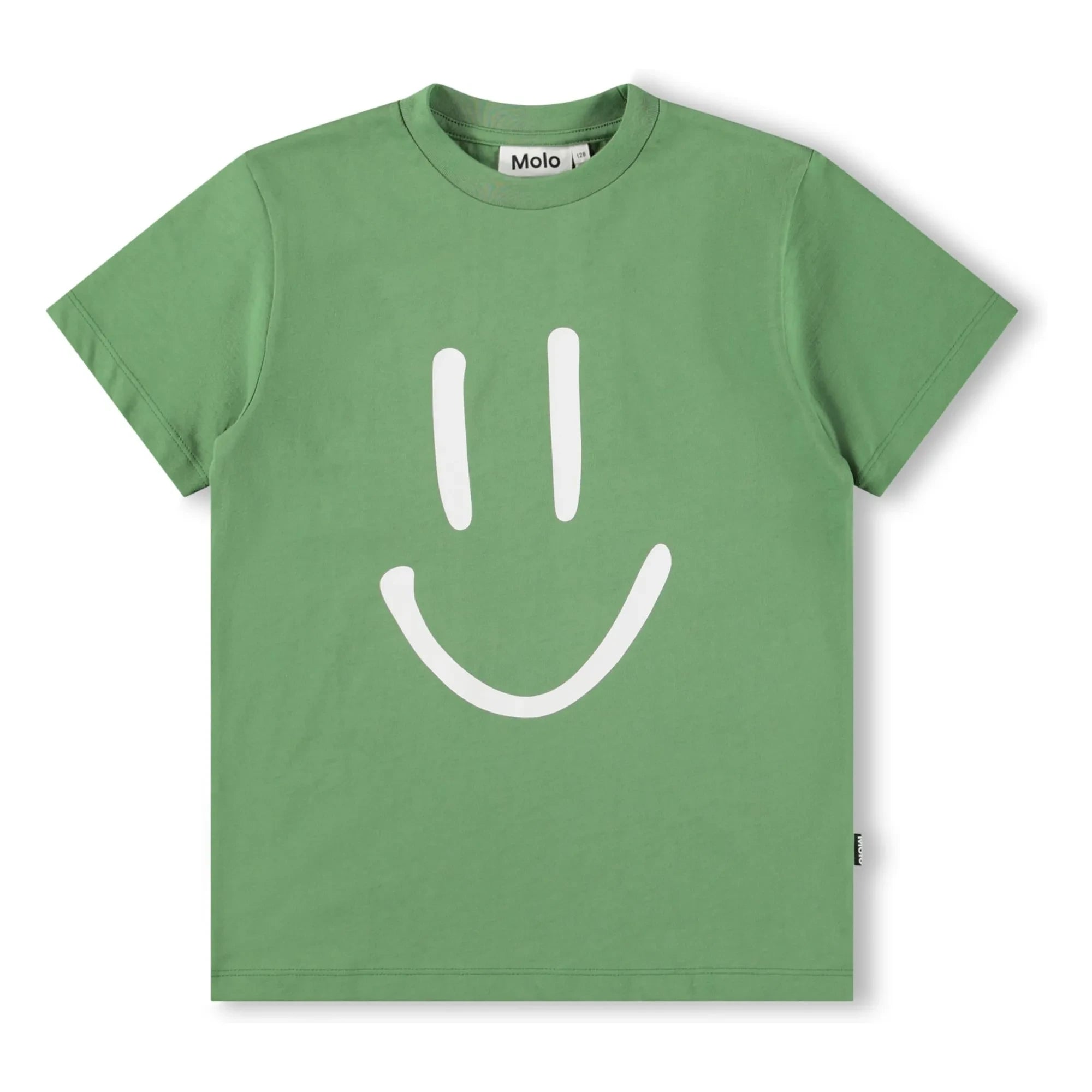 Molo - Roxo Smile Organic Cotton T-shirt | Green