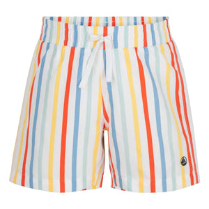 Petit Bateau - Recycled Fiber Striped Swimsuit Shorts | Yellow