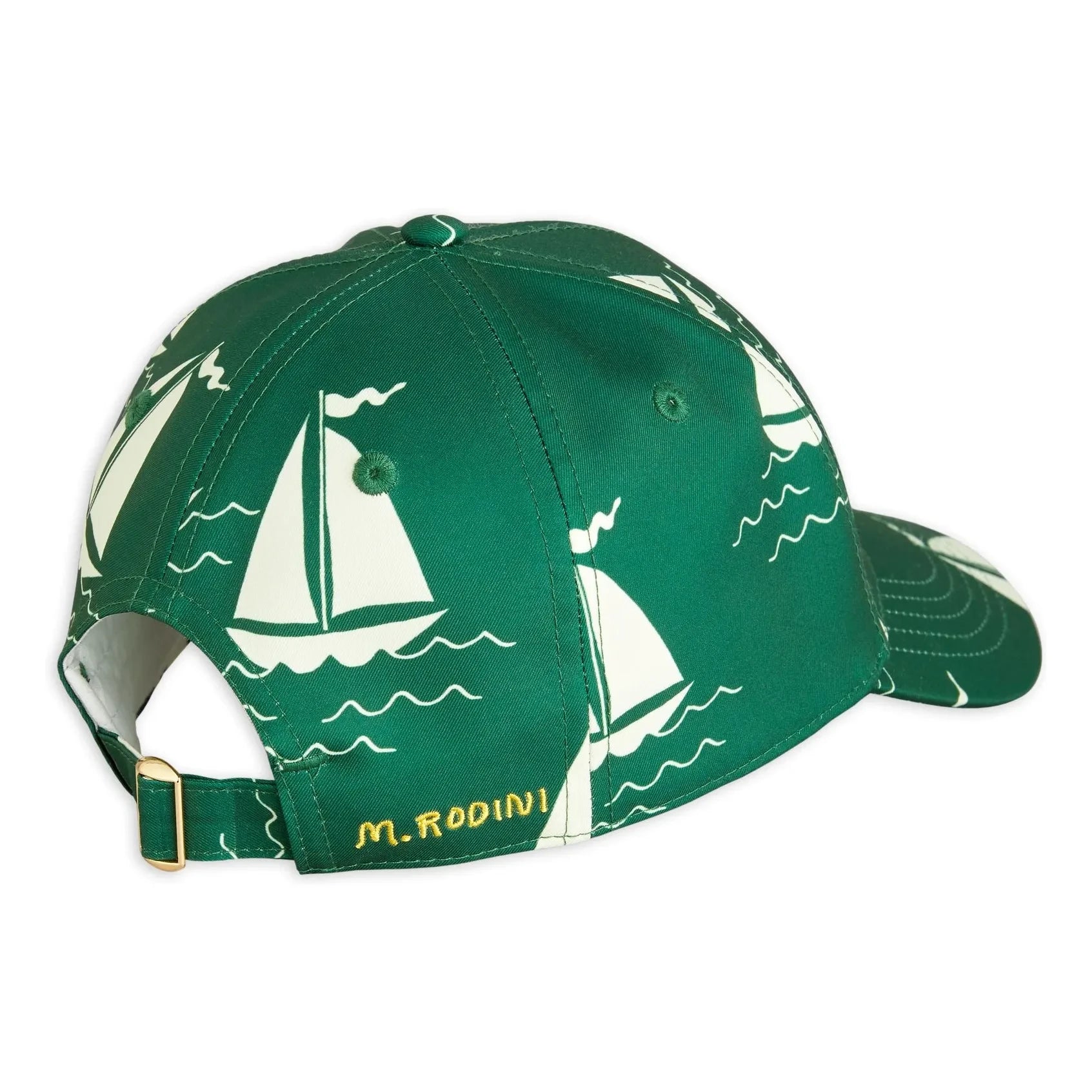 Mini Rodini - Organic Cotton Sailboat Hat | Green
