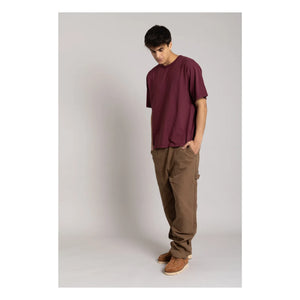 Smallable Man - Solal organic cotton T-shirt | Aubergine