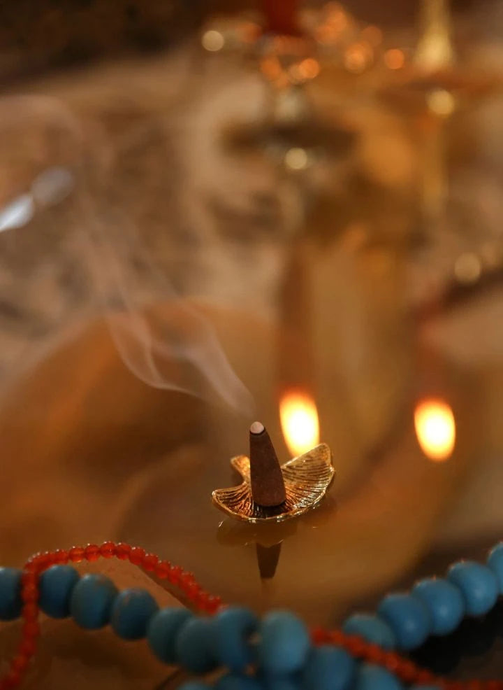 Doing Goods - Amber Incense Holder Set | Gold