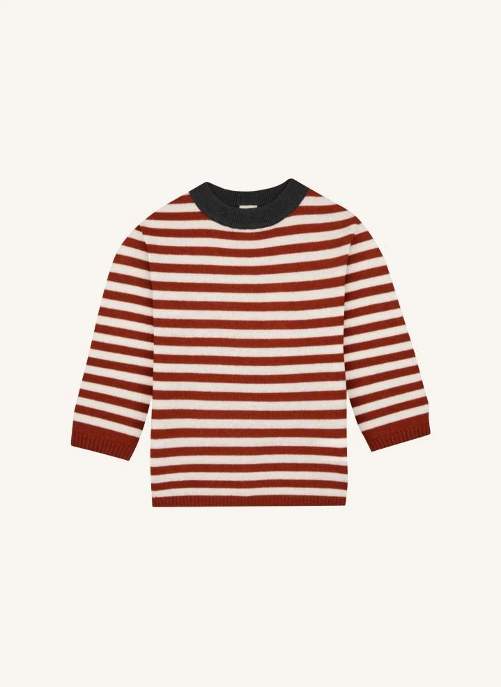 Bonton - Pepito Striped Sweater | Caramel