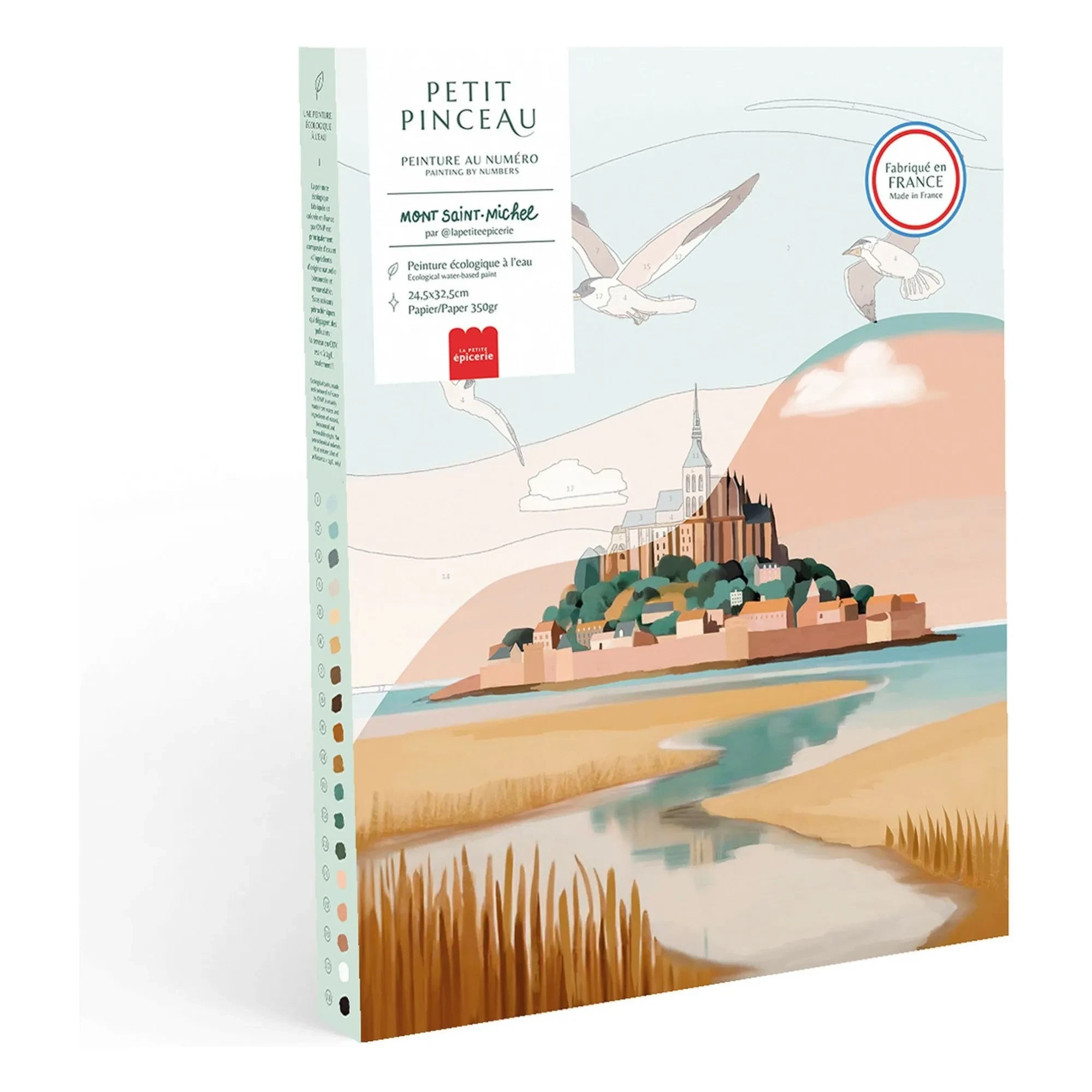 La Petite Épicerie - Numbered Coloring Set - Mont Saint-Michel by La Petite Épicerie