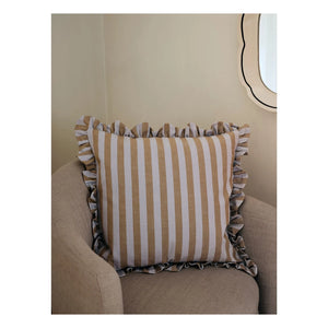 Broste Copenhagen - Ina Square Pillowcase | Blue