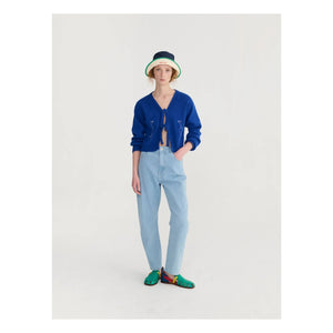 Bobo Choses - Color Block Recycled Cotton Hat | Blue