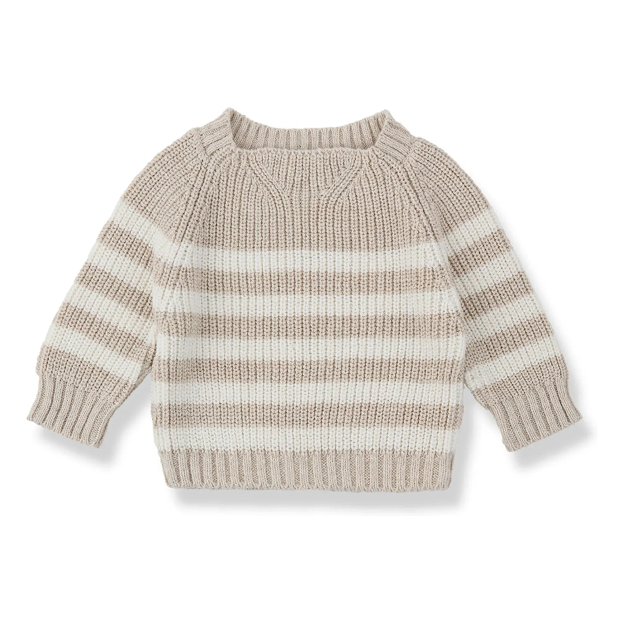 1+ in the family - Xaloc Linen Sweater | Beige
