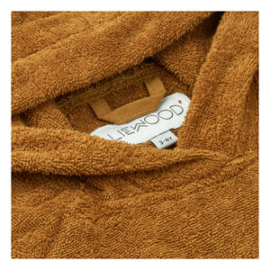 Liewood - Ilja Organic Cotton Towel Long Poncho | Caramel