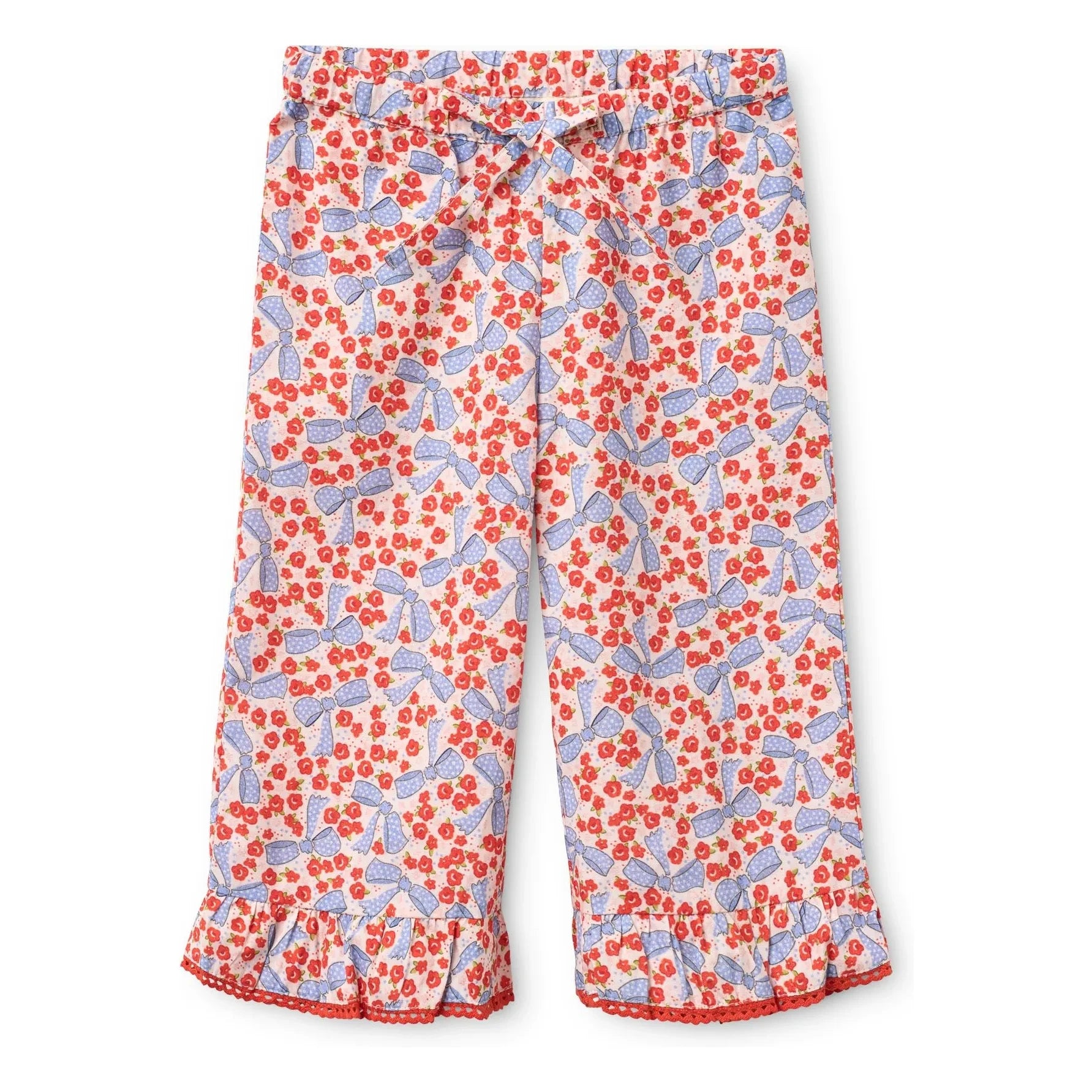Flöss - Debbie Floral Pants | Red