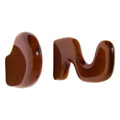 Petite friture - Clump Ceramic Mounting Hooks - Set of 2 | Brown