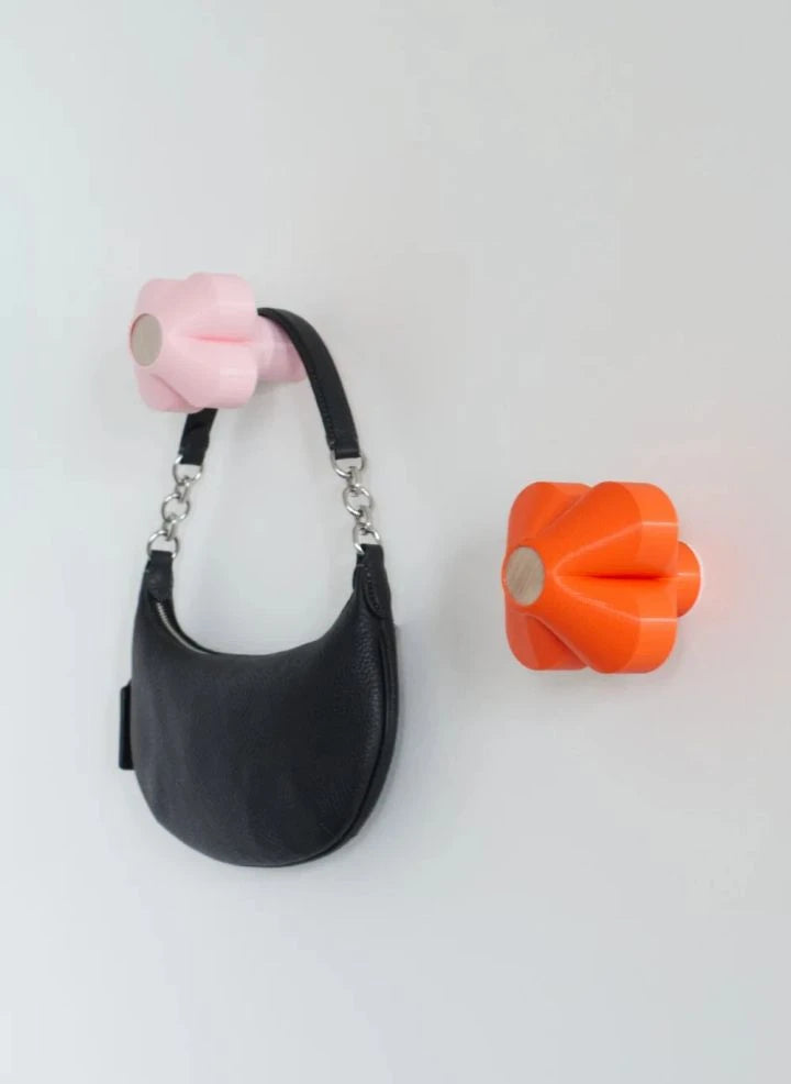 Warren & Laëtitia - Amy Wall Hooks - Set of 2 | Orange