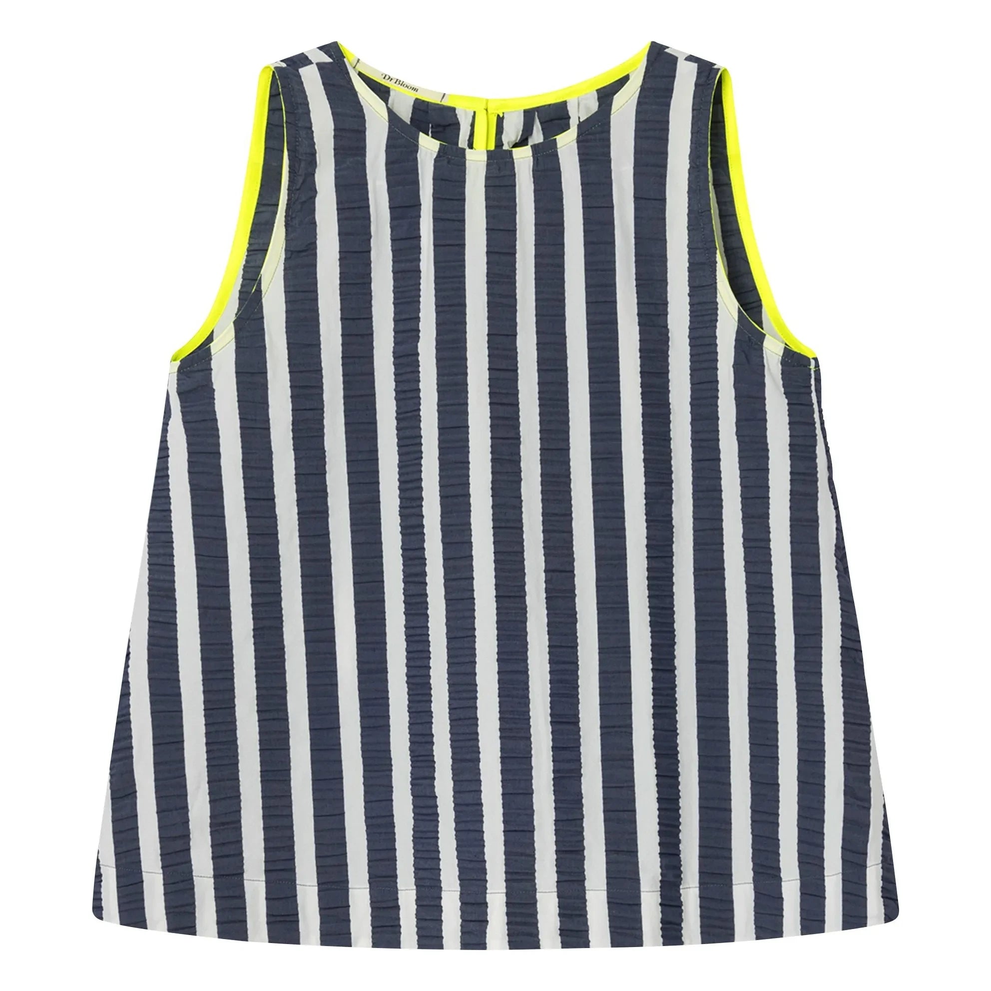 Dr Bloom - Fresco Stripes Blouse | Navy Blue