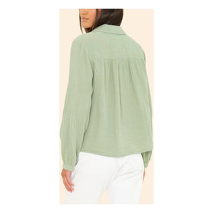 Xirena - Julianne Shirt | Green Sea