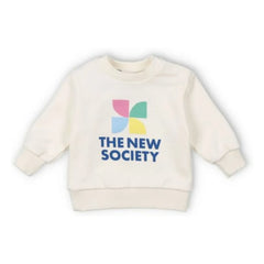 the new society - Sweat Logo Mykonos Bebek | Ekru