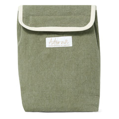 Adorna - Linen Insulated Lunch Bag | Khaki