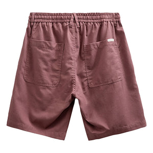 Anerkjendt - Akjames Linen Shorts | Burgundy