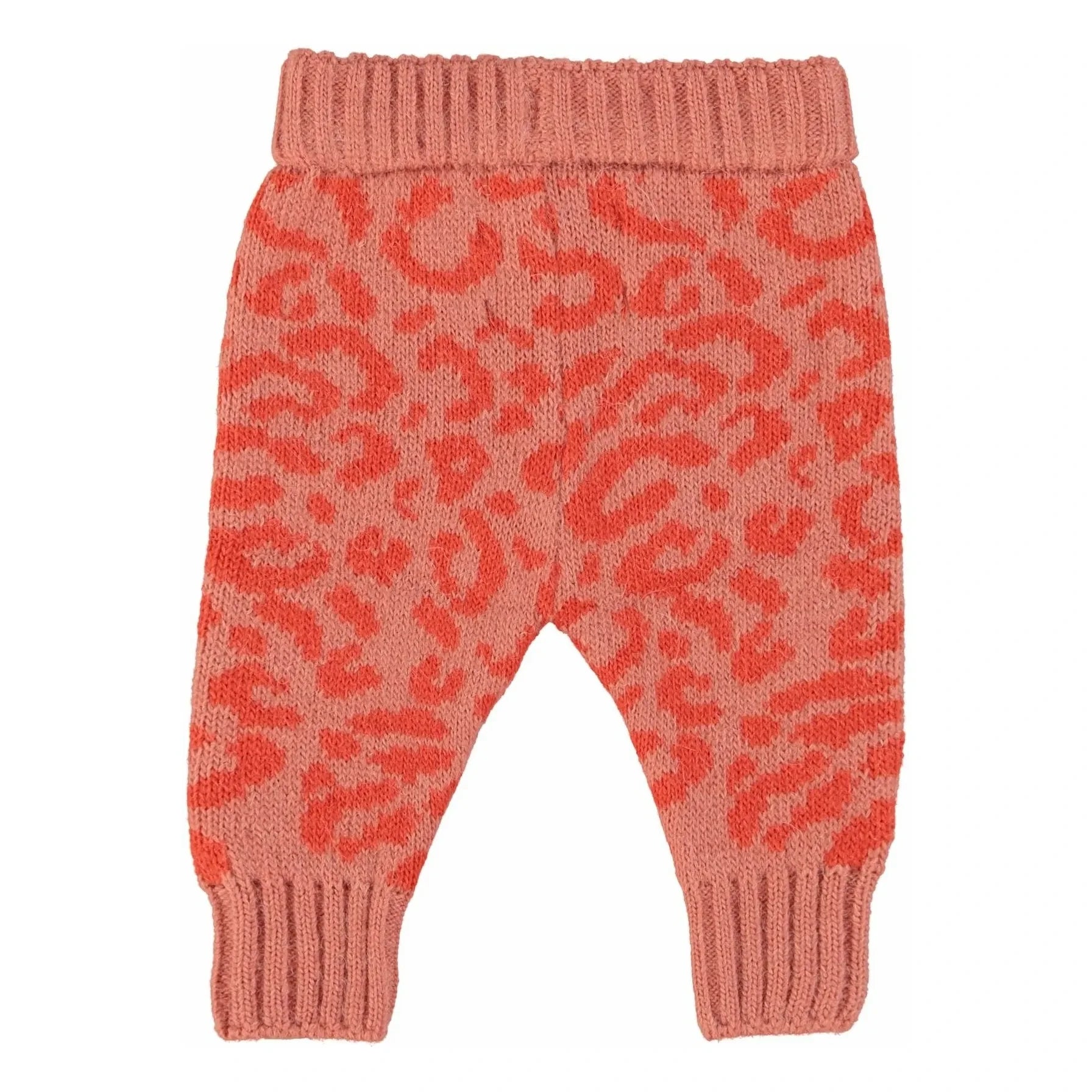 Piupiuchick - Leopard Wool Leggings | Pink