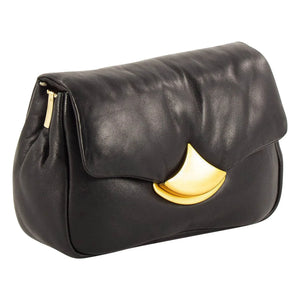 Sessùn - Diviluz Puffy Leather Bag | Black