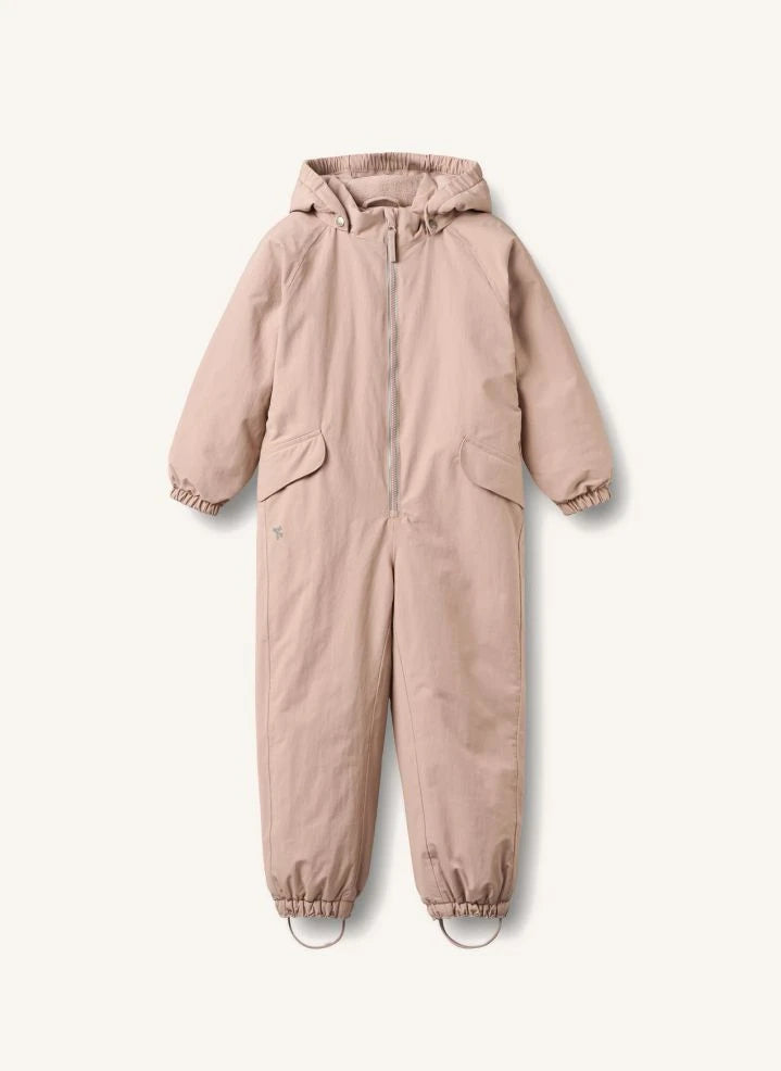 Wheat - Laffa Ski Suit Made from Recycled Fibers | Pale Pink