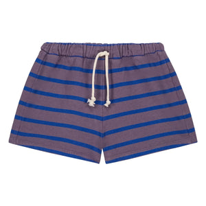 We Are Kids - Marlow Striped Organic Cotton Shorts | Purple