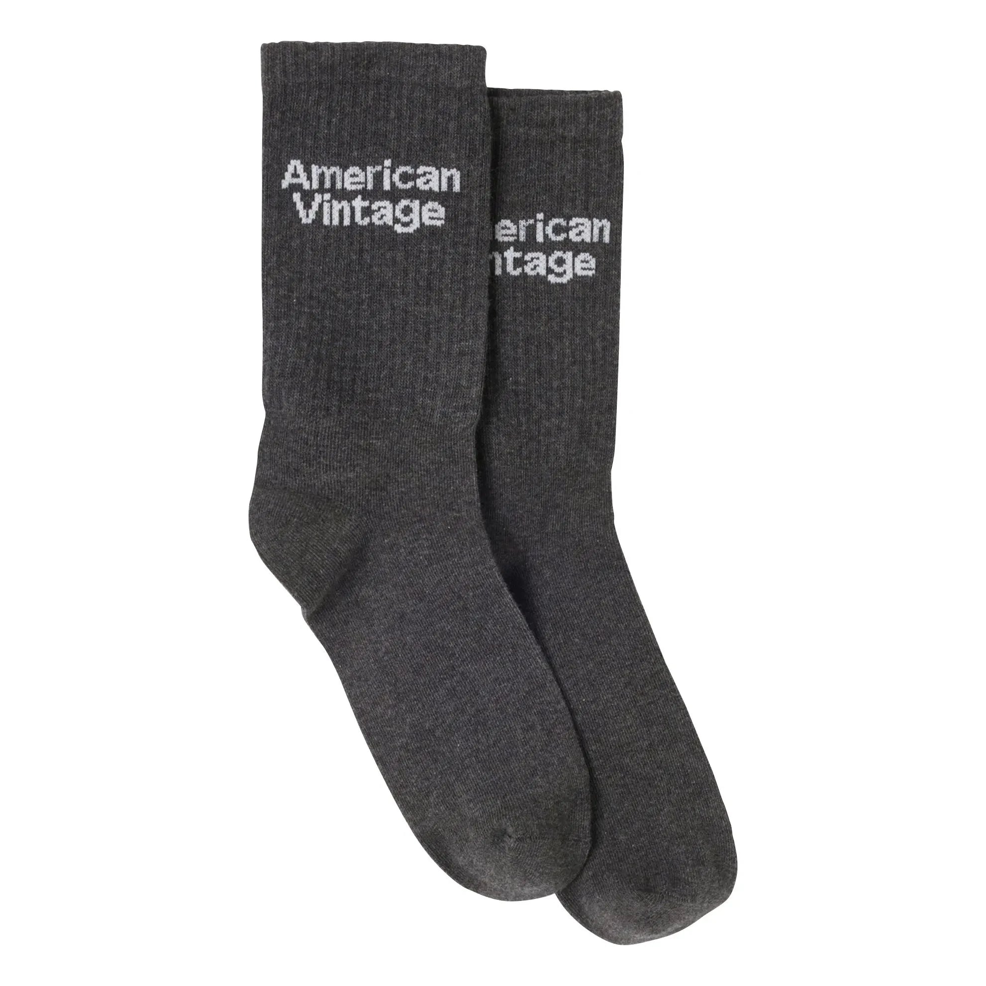 American Vintage - Clypsun Cotton Socks | Charcoal Gray