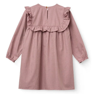Copenhagen Colors - Embroidered Checked Dress | Pink