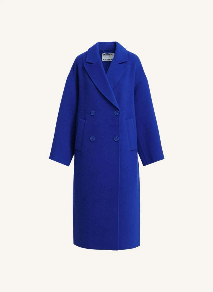 Essentiel Antwerp - Kelp Reversible Coat | Indigo