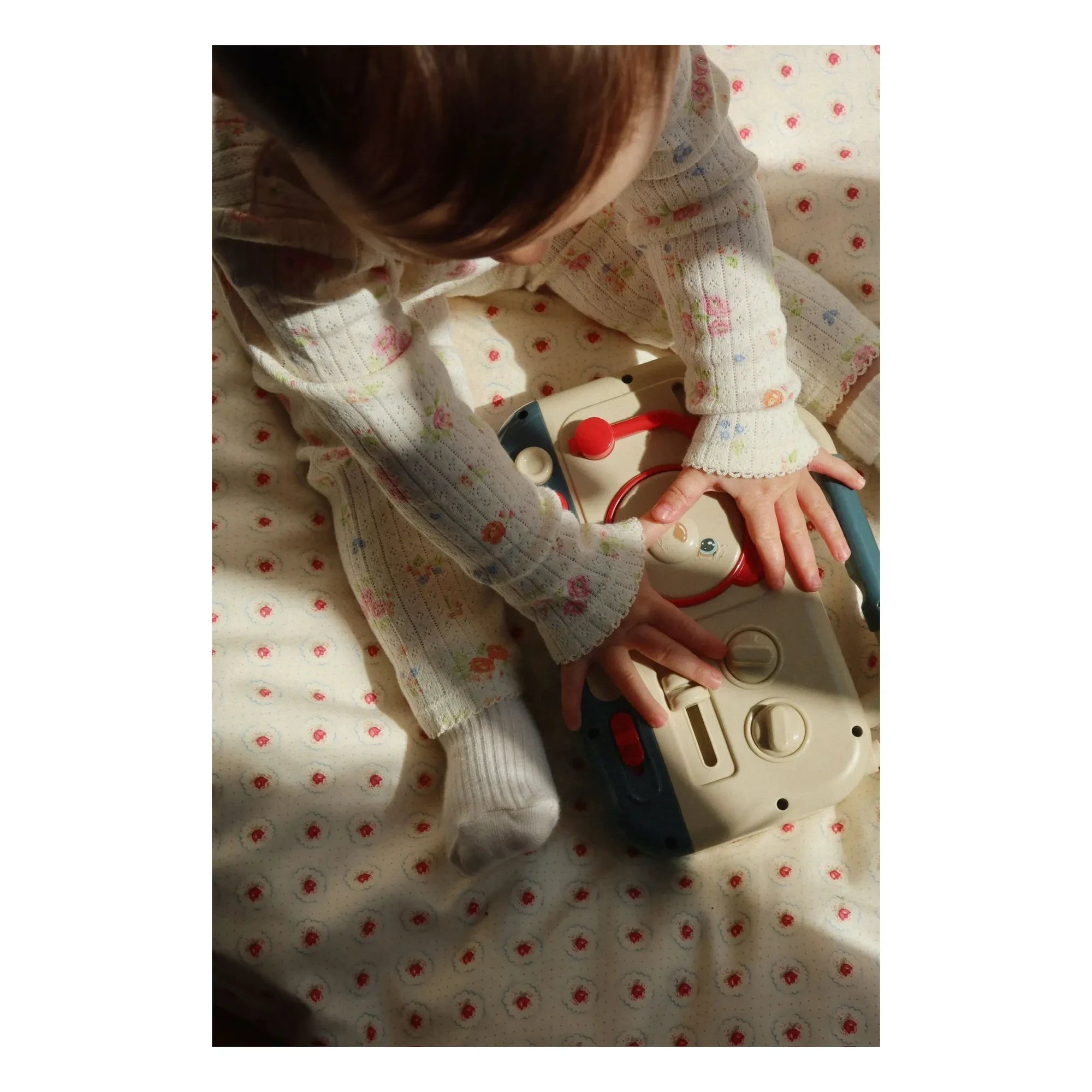 Konges Sløjd - Minnie Cherry Organic Cotton Romper | Off-white