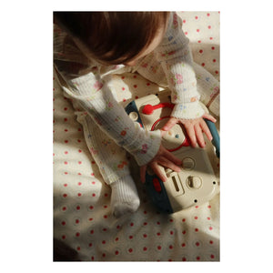 Konges Sløjd - Minnie Cherry Organic Cotton Romper | Off-white