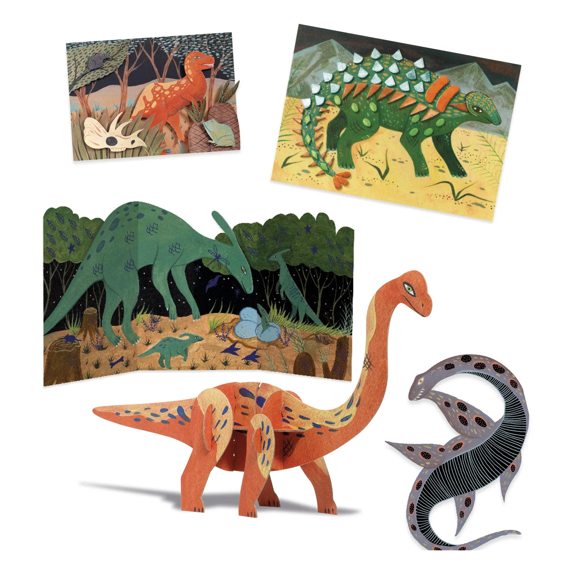 Djeco - Dinosaur Multi-Activity Set