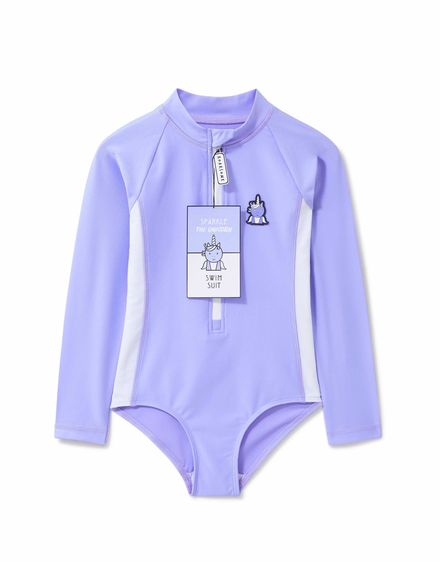 Dinoski - Sparkle Unicorn Kids Swimsuit 5-7 Years Old