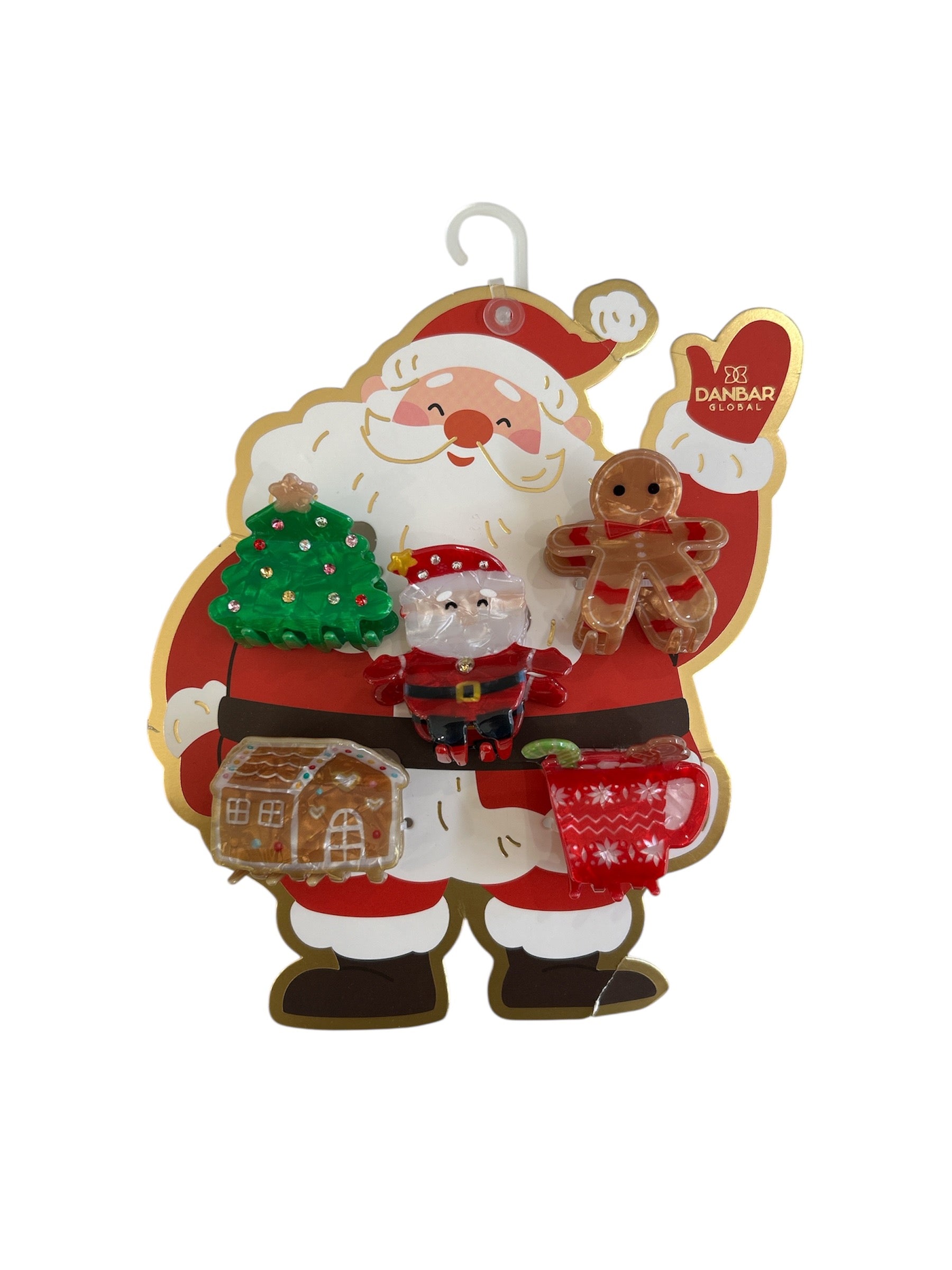 Dinossi - 5-Piece New Year Christmas Children's Hair Clip Set