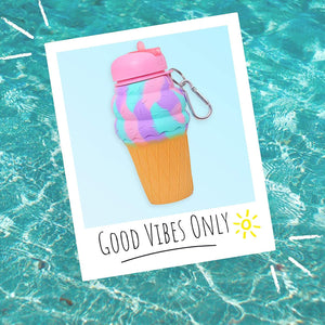 Dinossi - Ice Cream-Shaped BPA-Free Silicone Sippy Cup