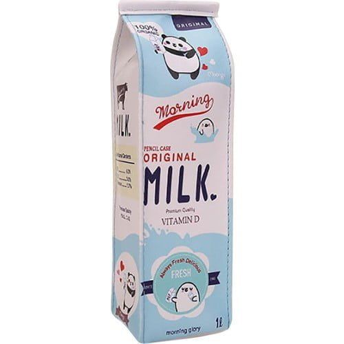 Dinossi - Scented Vanilla Milk Carton Shaped Pencil Case
