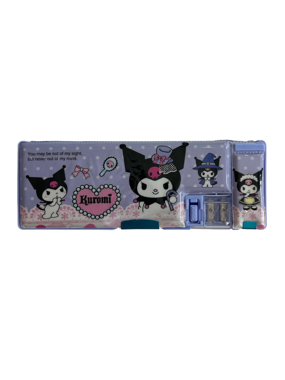 Dinossi Kuromi - Automatic Double Compartment Pencil Case