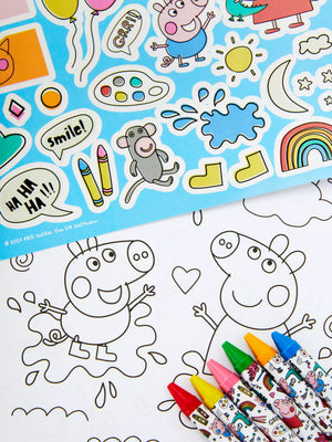 Dinossi - Peppa Pig Coloring Set