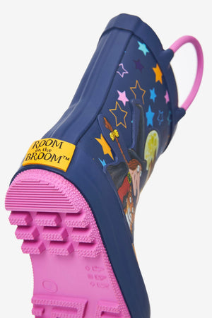 Dinossi – Room Of The Broom Sweet Witch Patterned Soft Sole Girls Rain Boots - 29