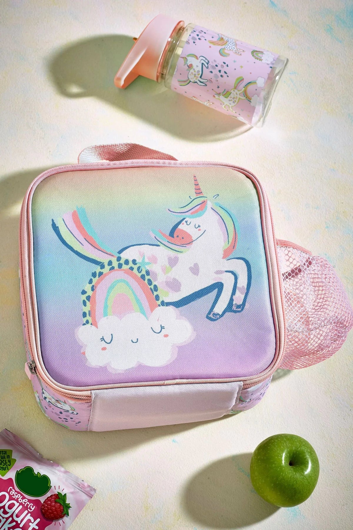 Dinossi - Sweet Unicorn Lunch Bag and BPA-Free Water Bottle Set