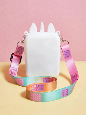 Dinossi - Unicorn Popit Design White Girl Shoulder Bag