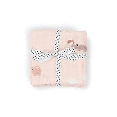 Done By Deer Burp Cloth 2 Pack - Playground Powder-Muslin Squares-Playground Powder- | Natural Baby Shower