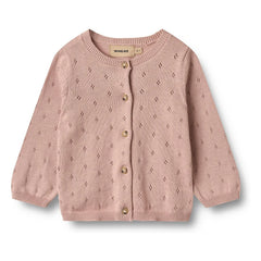 Wheat - Maia Organic Cotton Cardigan | Pink