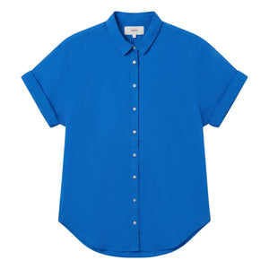 Xirena - Channing Cotton Blouse | Turquoise