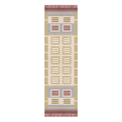 Layered - Röllakan Hilma Wool Runner Rug | Dark Beige