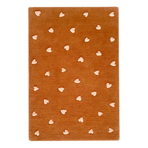 Maison Deux - Wool Heart Rug | Brown