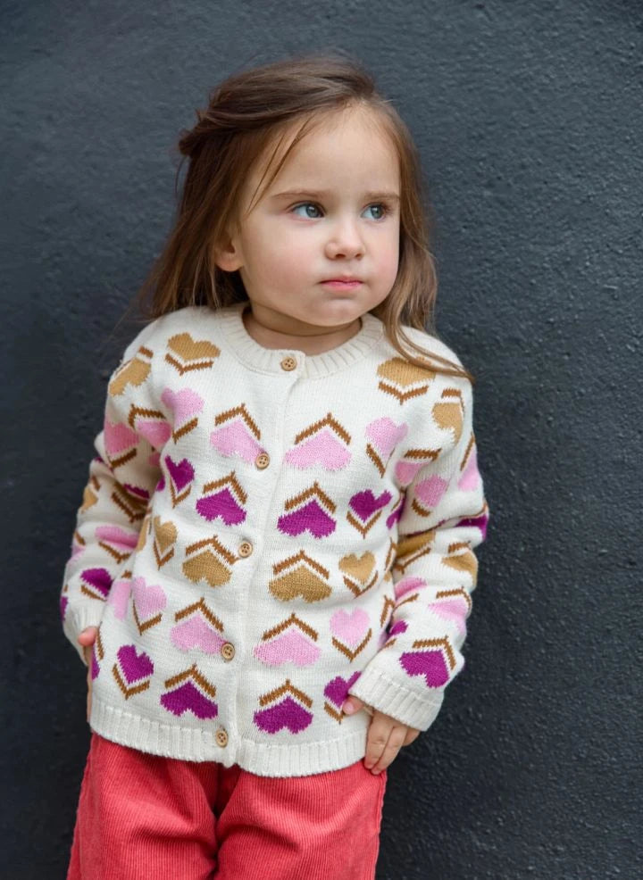 Bonton - Maligne Baby Cardigan | Ecru