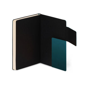 Legami - Lined Notebook with Monochrome Soft Cover - Deep Teal - My Notebook