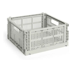 Hay - Crate Square Folding Basket | Gray