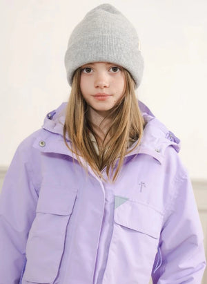 Töastie - Waterproof Windbreaker with Recycled Fiber Lining | Lilac