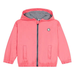 Petit Bateau - Recycled Fiber Lined Windbreaker Wrap | Coral