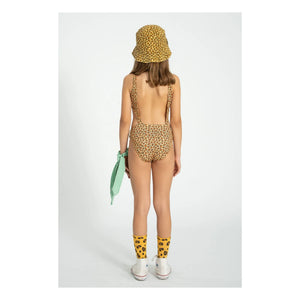 Piupiuchick - Fitilli Leopard Trikini Made from Recycled Fibers | Mustard