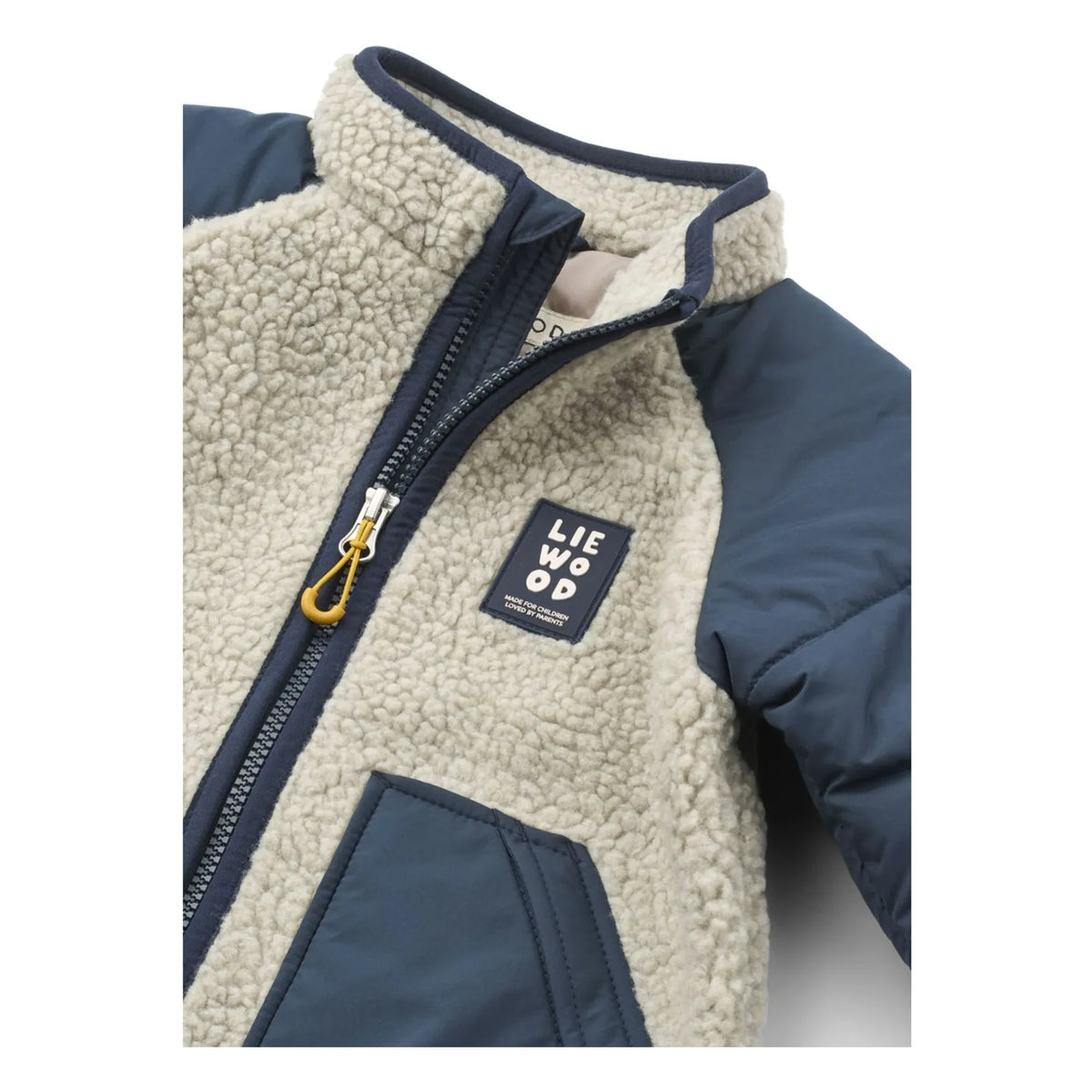 Liewood - Runa Recycled Fiber Sherpa Jacket | Navy